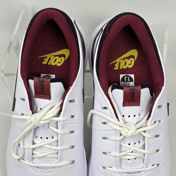 Nike Air Zoom Victory Tour 3 Men’s Size 7.5 Golf Shoes White Maroon DV6798-104
